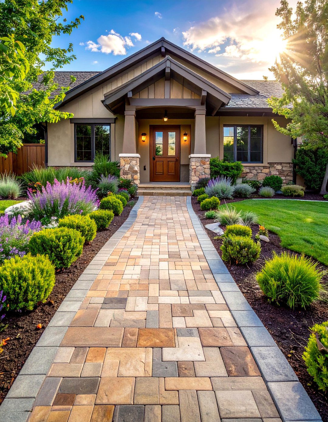 The Grand Statement: Cultivating Luxury Ranch Curb Appeal